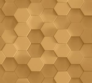 A.S. Création Vliestapete »PintWalls 3D Wabenmuster Hexagon«, glatt, matt, (1 St)