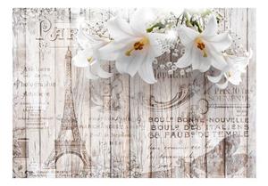 KUNSTLOFT Vliestapete »Flowering Paris«, lichtbeständige Design Tapete