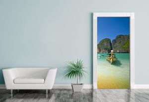 Bilderdepot24 Türtapete, Türaufkleber Tropical Beach in Ko Phi-Phi Ley island -Tailand, selbstklebendes Vinyl