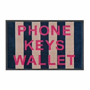 Giftcompany Fußmatte »Washables Phone Keys Wallet 75 x 50 cm«, , rechteckig, waschbar