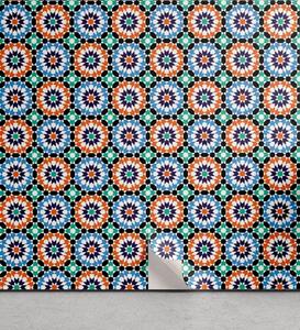 Abakuhaus Vinyltapete »selbstklebendes Wohnzimmer Küchenakzent«, marokkanisch Mosaik-Kreisauslegung