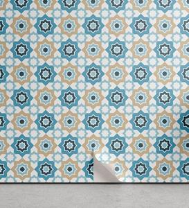 Abakuhaus Vinyltapete »selbstklebendes Wohnzimmer Küchenakzent«, marokkanisch Oriental Stern Motive