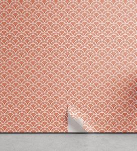 Abakuhaus Vinyltapete »selbstklebendes Wohnzimmer Küchenakzent«, asiatisch Halbkreise Skala Motiv