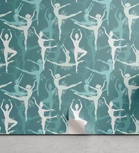 Abakuhaus Vinyltapete »selbstklebendes Wohnzimmer Küchenakzent«, Modern Ballerinas Tanzen Kunst