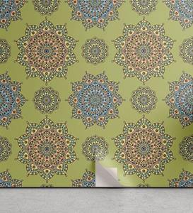 Abakuhaus Vinyltapete »selbstklebendes Wohnzimmer Küchenakzent«, asiatisch Mandala-Medaillon-Muster