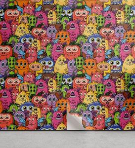 Abakuhaus Vinyltapete »selbstklebendes Wohnzimmer Küchenakzent«, Ausländer Karneval der Tiere Entwurf