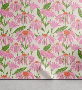 Abakuhaus Vinyltapete »selbstklebendes Wohnzimmer Küchenakzent«, Garten-Kunst Rosa Echinacea Blumen