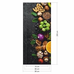 Nikima Türtapete »TB-17 selbstklebendes Türbild - Küche 0,9 x 2 m (16,66 €/m) - Türtapete Türposter«, bedruckt, (1 St)