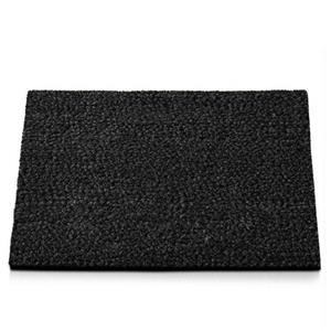 Karat Fußmatte »Premium-Kokosmatte Schwarz, verschiedene Größen, 2 Stärken«, , rechteckig, Höhe 17 mm, Stärke: 17 mm