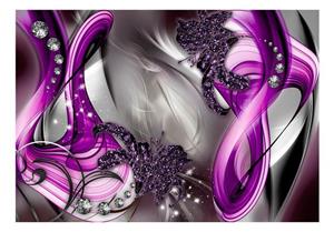 KUNSTLOFT Vliestapete »Purple Splendour«, lichtbeständige Design Tapete