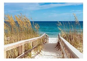 KUNSTLOFT Vliestapete »Let's go to the Beach«, lichtbeständige Design Tapete