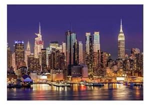 KUNSTLOFT Vliestapete »Big Apple Glow«, lichtbeständige Design Tapete