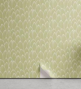 Abakuhaus Vinyltapete »selbstklebendes Wohnzimmer Küchenakzent«, Gedeckte Farben Kaktus Natürliches Muster