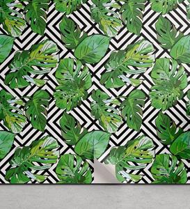 Abakuhaus Vinyltapete »selbstklebendes Wohnzimmer Küchenakzent«, Baum Makro-Palme-Blätter