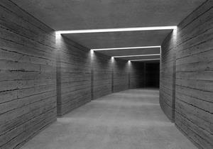 Wallarena Fototapete »3D EFFEKT Tunnel Abstrakt Holz Grau Vlies Tapete für Wohnzimmer oder Schlafzimmer Vliestapete Wandtapete Motivtapete«, Glatt, 3D-Optik, Vliestapete inklusive Kle