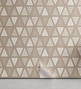 Abakuhaus Vinyltapete »selbstklebendes Wohnzimmer Küchenakzent«, Geometrisch Abstrakt Neutral Triangle
