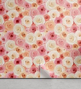 Abakuhaus Vinyltapete »selbstklebendes Wohnzimmer Küchenakzent«, Rose Romantisches Pastell Petals