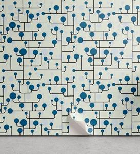 Abakuhaus Vinyltapete »selbstklebendes Wohnzimmer Küchenakzent«, Geometrisch Abstrakte Linien Punkte