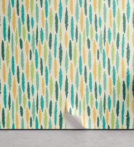 Abakuhaus Vinyltapete »selbstklebendes Wohnzimmer Küchenakzent«, Geometrisch Crayon Effect Stripes