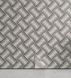 Abakuhaus Vinyltapete »selbstklebendes Wohnzimmer Küchenakzent«, Geometrisch freihändig Stripes