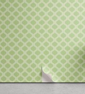 Abakuhaus Vinyltapete »selbstklebendes Wohnzimmer Küchenakzent«, Geometrisch Grün Quatrefoil Shapes