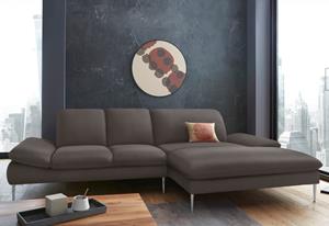 W.Schillig Ecksofa enjoy&MORE, mit Sitztiefenverstellung, Füße Chrom glänzend, Breite 310 cm