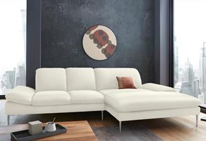 W.Schillig Ecksofa enjoy&MORE, mit Sitztiefenverstellung, Füße Chrom glänzend, Breite 310 cm