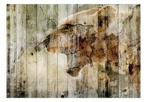 KUNSTLOFT Vliestapete »Lion Queen«, lichtbeständige Design Tapete