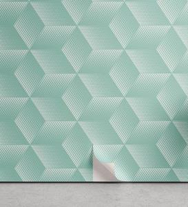 Abakuhaus Vinyltapete »selbstklebendes Wohnzimmer Küchenakzent«, Geometrisch Halbton-Rhombus-Motiv