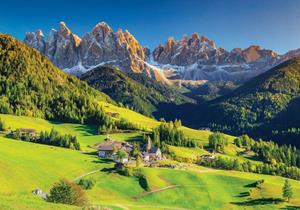 Wallarena Fototapete »Berge Wald Natur Landschift Vlies Tapete für Wohnzimmer oder Schlafzimmer Vliestapete Wandtapete Motivtapete«, Glatt, Berge, Vliestapete inklusive Kleister