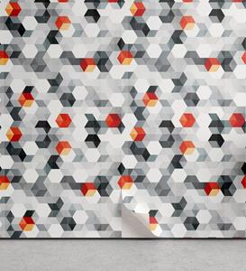 Abakuhaus Vinyltapete »selbstklebendes Wohnzimmer Küchenakzent«, Geometrisch Hexagons und Cubes