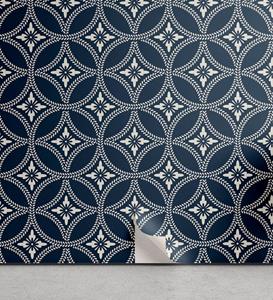 Abakuhaus Vinyltapete »selbstklebendes Wohnzimmer Küchenakzent«, Geometrisch Japanischer Lotus Kreis