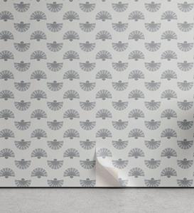 Abakuhaus Vinyltapete »selbstklebendes Wohnzimmer Küchenakzent«, Geometrisch Japanisches Fan-Muster