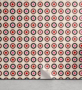 Abakuhaus Vinyltapete »selbstklebendes Wohnzimmer Küchenakzent«, Geometrisch Kreise geometrische Kunst