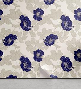 Abakuhaus Vinyltapete »selbstklebendes Wohnzimmer Küchenakzent«, Blume Blooming Hund Rosen-Blätter