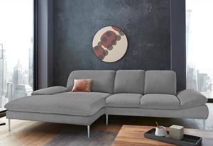 W.Schillig Ecksofa enjoy&MORE, mit Sitztiefenverstellung, Füße silber matt, Breite 310 cm