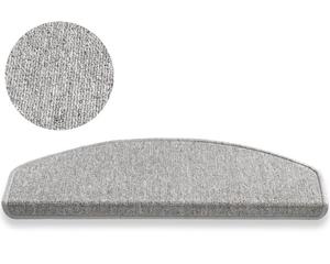 Matches21 HOME & HOBBY Fußmatte »Stufenmatte Treppenmatte Stufenteppich einfarbig 56 cm Grau«, , rechteckig, Höhe 5 mm