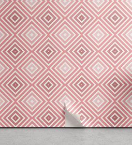 Abakuhaus Vinyltapete »selbstklebendes Wohnzimmer Küchenakzent«, Geometrisch Rhombus Stripes Linie