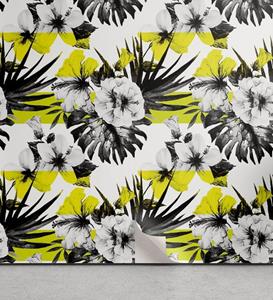 Abakuhaus Vinyltapete »selbstklebendes Wohnzimmer Küchenakzent«, Blume Hibiscus-Knospen und Blüten