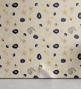 Abakuhaus Vinyltapete »selbstklebendes Wohnzimmer Küchenakzent«, Blume Sanfte Blumenmuster