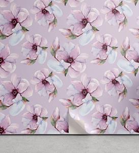 Abakuhaus Vinyltapete »selbstklebendes Wohnzimmer Küchenakzent«, Blumen Blooming Aquarell-Blumen