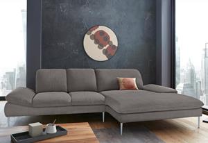 W.Schillig Ecksofa enjoy&MORE, mit Sitztiefenverstellung, Füße silber matt, Breite 310 cm