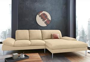 W.Schillig Ecksofa enjoy&MORE, mit Sitztiefenverstellung, Füße silber matt, Breite 310 cm