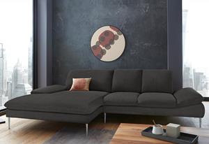 W.Schillig Ecksofa enjoy&MORE, mit Sitztiefenverstellung, Füße Chrom glänzend, Breite 310 cm