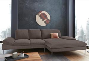 W.Schillig Ecksofa enjoy&MORE, mit Sitztiefenverstellung, Füße Chrom glänzend, Breite 310 cm