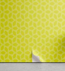 Abakuhaus Vinyltapete »selbstklebendes Wohnzimmer Küchenakzent«, Geometrisch Zusammenfassung Juicy Zitronen