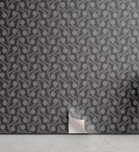 Abakuhaus Vinyltapete »selbstklebendes Wohnzimmer Küchenakzent«, Gepunktete Dotty Kreise und Wellenlinien
