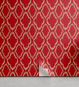 Abakuhaus Vinyltapete »selbstklebendes Wohnzimmer Küchenakzent«, Gitter Tie Dye Ikat Mode