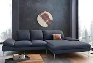 W.Schillig Ecksofa enjoy&MORE, mit Sitztiefenverstellung, Füße Chrom glänzend, Breite 310 cm