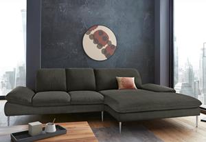 W.Schillig Ecksofa enjoy&MORE, mit Sitztiefenverstellung, Füße Chrom glänzend, Breite 310 cm